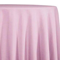 1pc - Premium Poly (Poplin) Table Linen 108" Round - Pink 1156