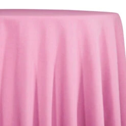 1pc - Premium Poly (Poplin) Table Linen 90" Round - Pink 1157