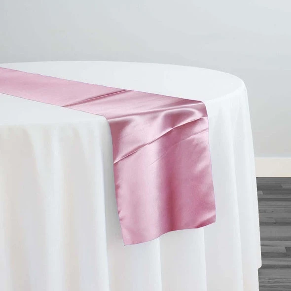 Bridal Satin Table Runner In Dark Pink 158 1 Bridal Satin Table Runner In Dark Pink 158