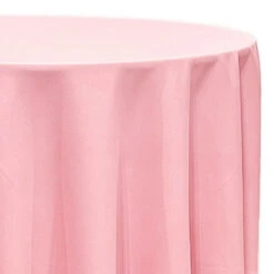 1pc - Scuba (Wrinkle-Free) Table Linen 90"x132" Banquet - Pink