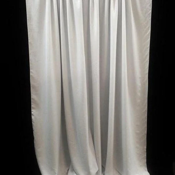 5pcs - Premium Poly (Poplin) Drapery Panel 15' Tall X 58" Wide - Yellow L 1904 4 5pcs - Premium Poly (Poplin) Drapery Panel 15' Tall X 58" Wide - Yellow L 1904 - Image 4