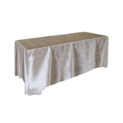 Lush Velvet Banquet Fitted Tablecloths - Hospitality Line -Urquid Linen Shop Polyestertaupe