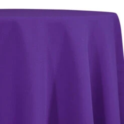 1pc. - Premium Poly (Poplin) Table Linen In Purple 1258 (108"x156" Banquet)