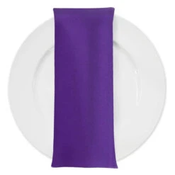 Premium Poly (Poplin) Table Napkin In Purple 1258