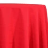 Premium Poly (Poplin) Table Linen In Red 1190