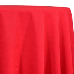 Premium Poly (Poplin) Table Linen In Red 1190