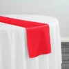 Premium Poly (Poplin) Table Runner In Red 1190