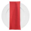 Premium Poly (Poplin) Table Napkin In Red 1191