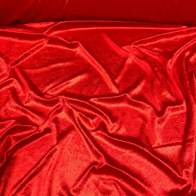 Lush Velvet Table Runner In Red 2 Lush Velvet Table Runner In Red - Image 2