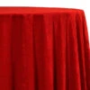 Lush Velvet Table Linen In Red