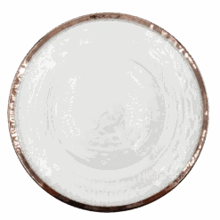 Halo - Glass Charger Plate In Rose Gold (Item # 0212)