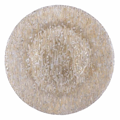 Static - Glass Charger Plate In Rose Gold (Item # 0290)