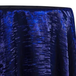 Crush Shimmer (Galaxy) Table Linen In Royal 2