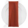 Premium Poly (Poplin) Table Napkin In Rust 1351