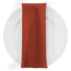 Premium Poly (Poplin) Table Napkin In Rust 1351