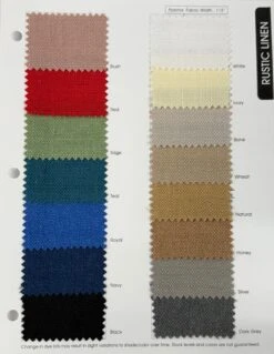 10pcs - Rustic Linen Table Runner 14"x120" - Wheat