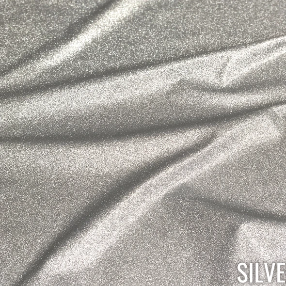 1pc - Glam & Glits Table Linen In Silver (132" Round) 2 1pc - Glam & Glits Table Linen In Silver (132" Round) - Image 2