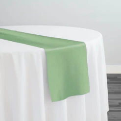 Premium Poly (Poplin) Table Runner In Sage 1152