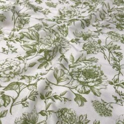 Artistry Bloom Table Linen In Sage -Urquid Linen Shop Sage3