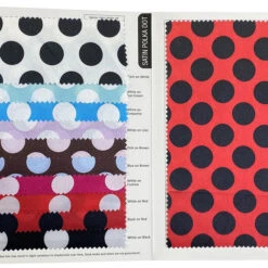 Satin Polka Dot Table Runner In White And Red -Urquid Linen Shop SatinPolkaDot e7d6464e e803 42d1 a42b d560af3652c4