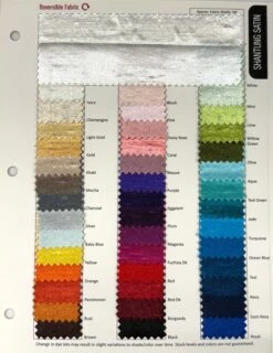 Shantung Satin (Reversible) Table Napkin In Fuchsia -Urquid Linen Shop ShantungSatinColorChart 94bf1843 6549 4110 a869 abe98eb36cd2