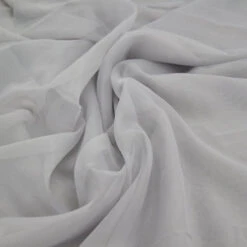 1pc - Voile Drapery Panels 14' Tall X 118" Wide - Silver