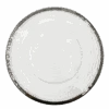 Halo - Glass Charger Plate In Silver (Item # 0212)