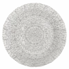 Webbed - Glass Charger Plate In Silver (Item # 0291)