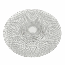 Mandala - Glass Charger Plate In Silver (Item # 0230) -Urquid Linen Shop Silver 2 edited e45057a3 e26b 4736 a385 d572d7a9003b