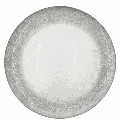 Stardust - Glass Charger Plate In Silver (Item # 0277)