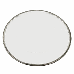 Ribbed Halo - Glass Charger Plate In Silver (Item # 0240) -Urquid Linen Shop Silver 3 edited 58b584d8 7fab 4ca5 b5a6 4504adf293b5