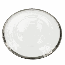 Halo - Glass Charger Plate In Silver (Item # 0212) -Urquid Linen Shop Silver 3 edited eb4f1881 e595 410d 86f5 bf6cb8e03964