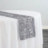Valentina Lace Table Runner In Silver