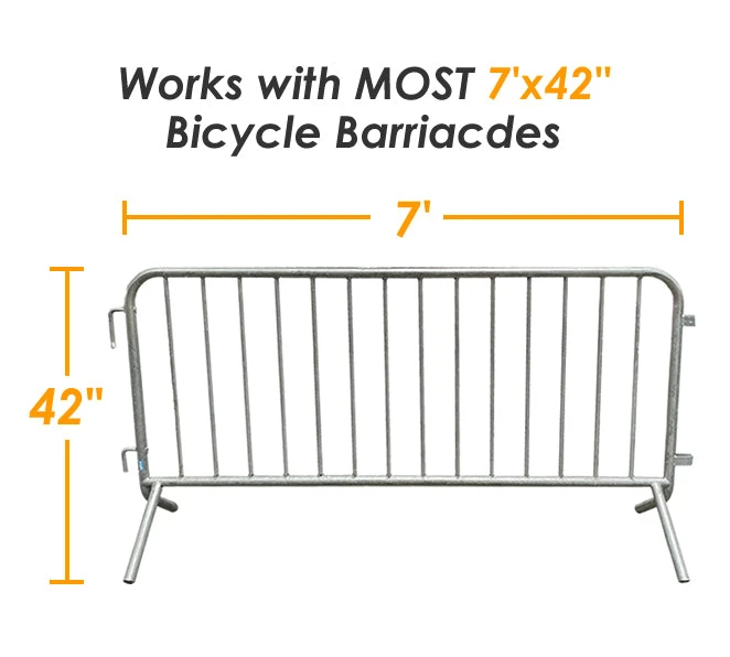 Bicycle Barricade (7'x42") Cover 5 Bicycle Barricade (7'x42") Cover - Image 5