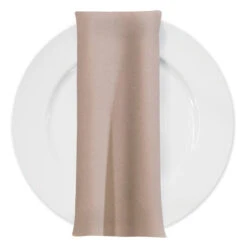 Premium Poly (Poplin) Table Napkin In Stone 1775