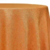 1pc. - Imitation Burlap Table Linen In Tangerine (120" Round)