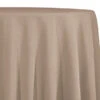 Premium Poly (Poplin) Table Linen In Taupe 1189