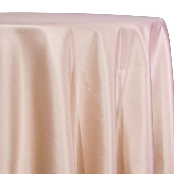 Lamour (Dull) Satin Table Linen In Taupe 1347 1 Lamour (Dull) Satin Table Linen In Taupe 1347