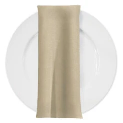 Premium Poly (Poplin) Table Napkin In Taupe 1348