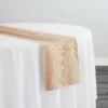 Crush Shimmer (Galaxy) Table Runner In Taupe 27