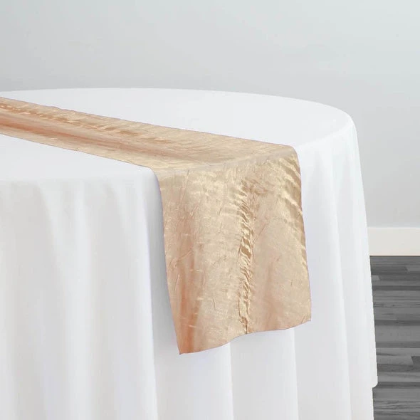 Crush Shimmer (Galaxy) Table Runner In Taupe 27 1 Crush Shimmer (Galaxy) Table Runner In Taupe 27