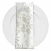 French Toile (Poly Print) Table Napkin In Taupe
