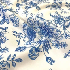 French Toile (Poly Print) Table Runner In Royal Blue -Urquid Linen Shop Untitled 7 d818e0c8 bbf5 4c89 a3cf c0bf2df133b9