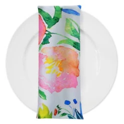 Watercolor Bouquet (Poly Print) Table Napkin