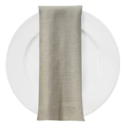Rustic Linen Table Napkin In Wheat
