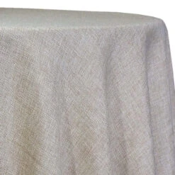 Imitation Burlap Table Linen In Wheat