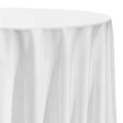 Scuba (Wrinkle-Free) Table Linen In White