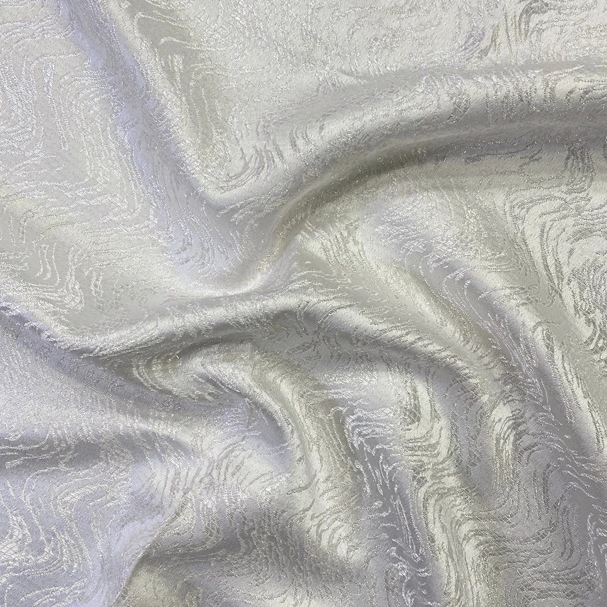 1pc - Twinkle Tensil Table Linen In White (120" Round) 2 1pc - Twinkle Tensil Table Linen In White (120" Round) - Image 2