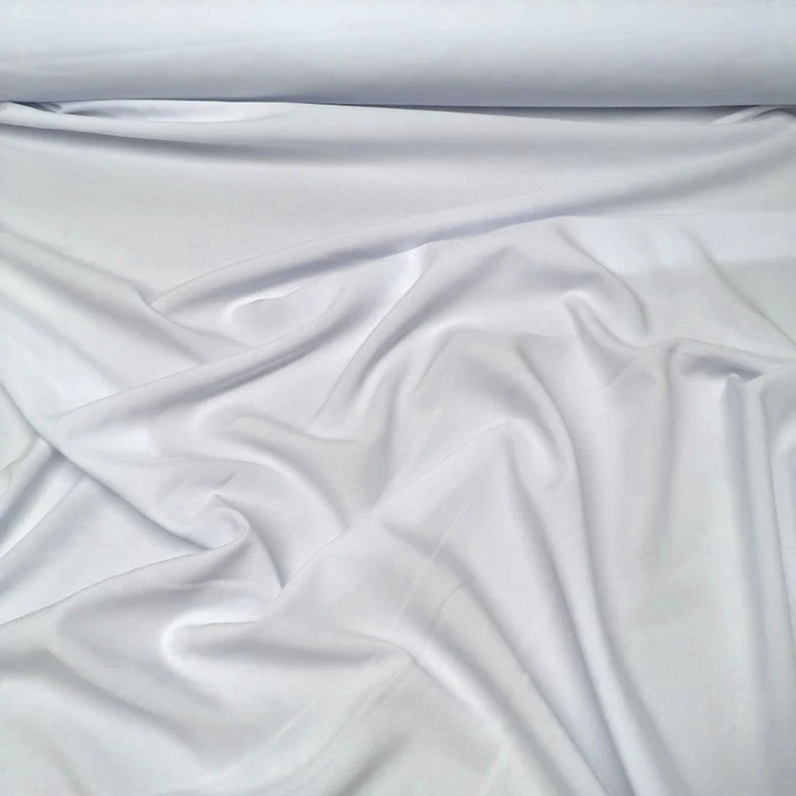 2pcs - Premium Poly (Poplin) Drapery Panel 11' Tall X 58" Wide - White 2 2pcs - Premium Poly (Poplin) Drapery Panel 11' Tall X 58" Wide - White - Image 2