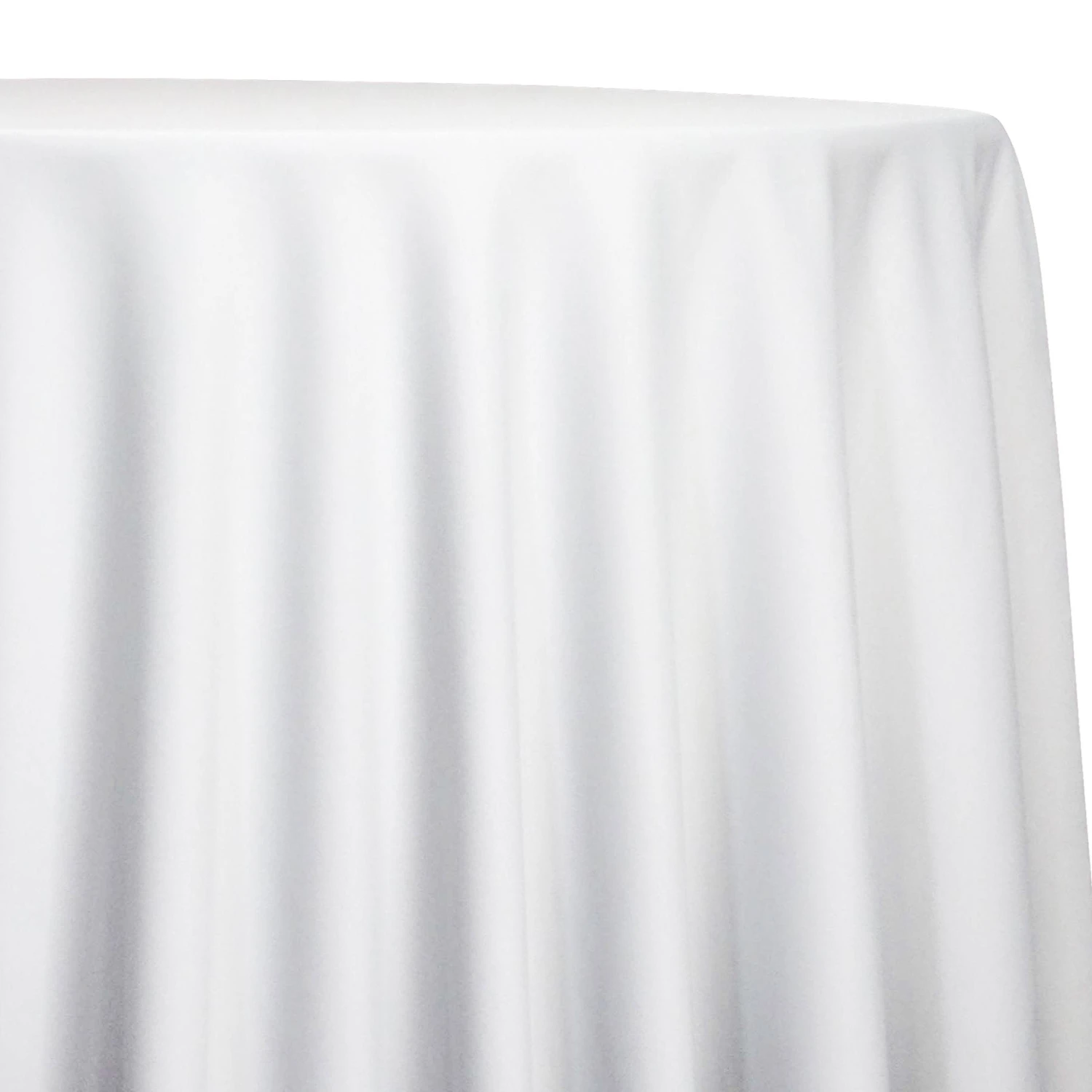1pc - Premium Poly (Poplin) Table Linen 105"x156" Banquet - White 1 1pc - Premium Poly (Poplin) Table Linen 105"x156" Banquet - White